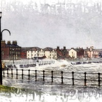 Buy canvas prints of Saltcoats Promenade by Fiona Messenger