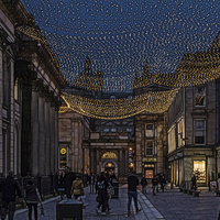 Buy canvas prints of Royal Exchange Glasgow by Fiona Messenger