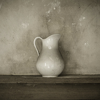 Buy canvas prints of  little white jug by karen shivas