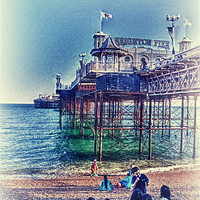 Buy canvas prints of Brighton Pier by Sara Messenger