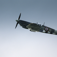 Buy canvas prints of Spitfire Mk IXB by Sara Messenger
