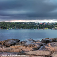 Buy canvas prints of The Rocks of Hunter Bay by Mark Lucey