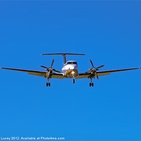 Buy canvas prints of Beechcraft Super King Air 350 by Mark Lucey