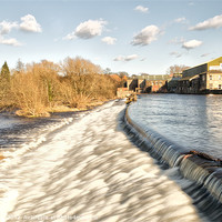 Buy canvas prints of Cascades at Otley by Chris Frost