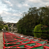 Buy canvas prints of Moored up at Knaresborough by Chris Frost