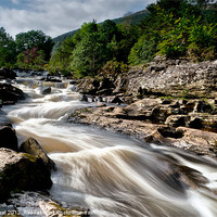 Buy canvas prints of Dochart Falls by Chris Frost