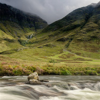 Buy canvas prints of Glen Coe Valley by Chris Frost