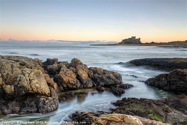 Path to Bamburgh Castle Framed Print by Chris Frost