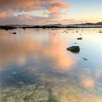 Buy canvas prints of Dunstanburgh Castle Reflections by Chris Frost