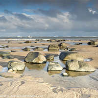 Buy canvas prints of Tidal Pool Boulders by Chris Frost