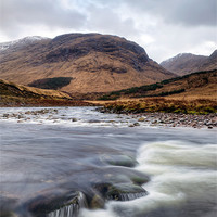 Buy canvas prints of River Etive Flow by Chris Frost