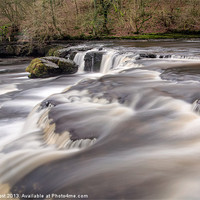 Buy canvas prints of Upper Falls at Aysgarth by Chris Frost
