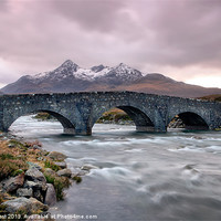 Buy canvas prints of Under the Arches at Sligachan River by Chris Frost
