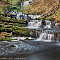 Buy canvas prints of Scaleber Force Stepping Stones by Chris Frost