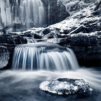 Buy canvas prints of Fresh Falls at Scaleber Force by Chris Frost