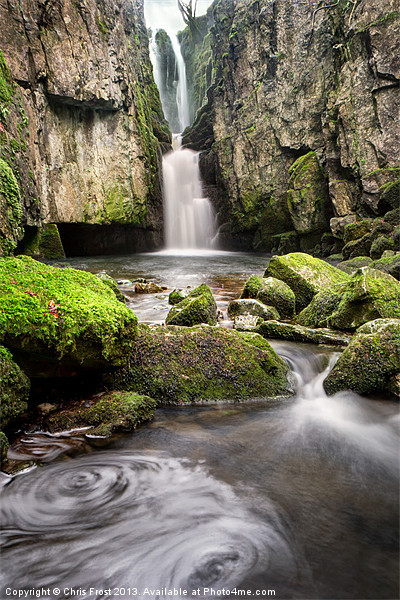 Catrigg Force Falls Framed Print by Chris Frost