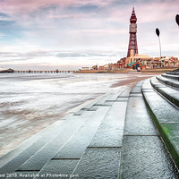 Buy canvas prints of Blackpool Tower Curves by Chris Frost