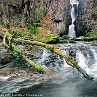 Buy canvas prints of Catrigg Foss Falls by Chris Frost