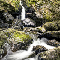 Buy canvas prints of Lodore Waterfall by Chris Frost