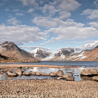 Buy canvas prints of Wast Water Reflections by Chris Frost