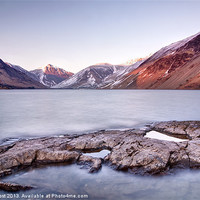 Buy canvas prints of Wast Water Sun Down by Chris Frost