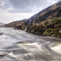 Buy canvas prints of River Etive whitewater by Chris Frost