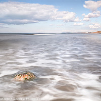 Buy canvas prints of Cumbrian Seaside by Chris Frost