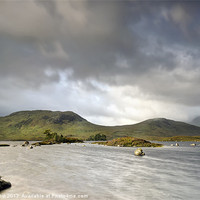 Buy canvas prints of Rannoch Moor Clouds by Chris Frost
