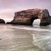 Buy canvas prints of Natural Bridges State Beach, CA by Chris Frost