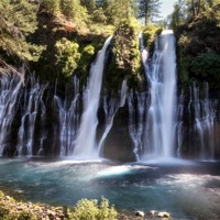 Buy canvas prints of McArthur-Burney Falls Memorial State Park by Chris Frost