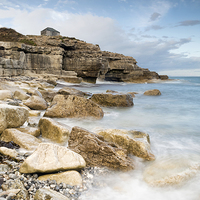 Buy canvas prints of The Overlook at Portland Bill by Chris Frost