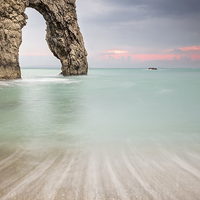 Buy canvas prints of Durdle Door Archway by Chris Frost