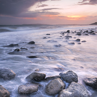 Buy canvas prints of Osmington Mills Sunset by Chris Frost