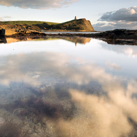 Buy canvas prints of Clavell Tower Reflections by Chris Frost