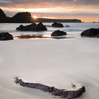 Buy canvas prints of Kynance Cove Sunrise by Chris Frost