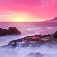 Buy canvas prints of Sunset at Shelter Cove by Chris Frost