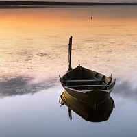 Buy canvas prints of Forever Still on Fleet Lagoon by Chris Frost