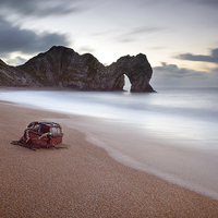 Buy canvas prints of Lost Property at Durdle Door by Chris Frost