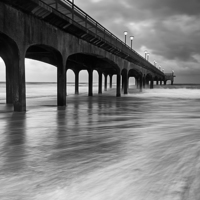 Buy canvas prints of Boscombe Pier by Chris Frost
