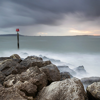 Buy canvas prints of Ringstead Bay by Chris Frost