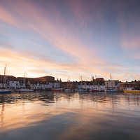 Buy canvas prints of  Weymouth Harbour Sunrise by Chris Frost