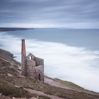 Buy canvas prints of  Wheal Coates Mine by Chris Frost