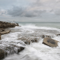 Buy canvas prints of  Storm Ledges by Chris Frost