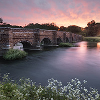 Buy canvas prints of White Mill Bridge by Chris Frost