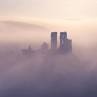 Buy canvas prints of Corfe Dawn by Chris Frost