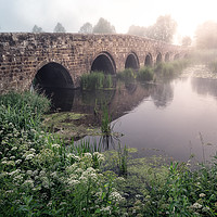 Buy canvas prints of Crawford Bridge by Chris Frost