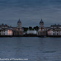 Buy canvas prints of Royal Naval College at Night by Neal P
