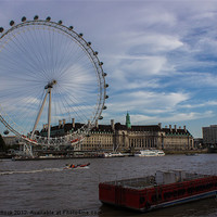 Buy canvas prints of London Eye by Neal P