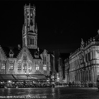 Buy canvas prints of Bruges Markt Square by Neal P