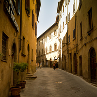 Buy canvas prints of  Streets of Volterra by Neal P
